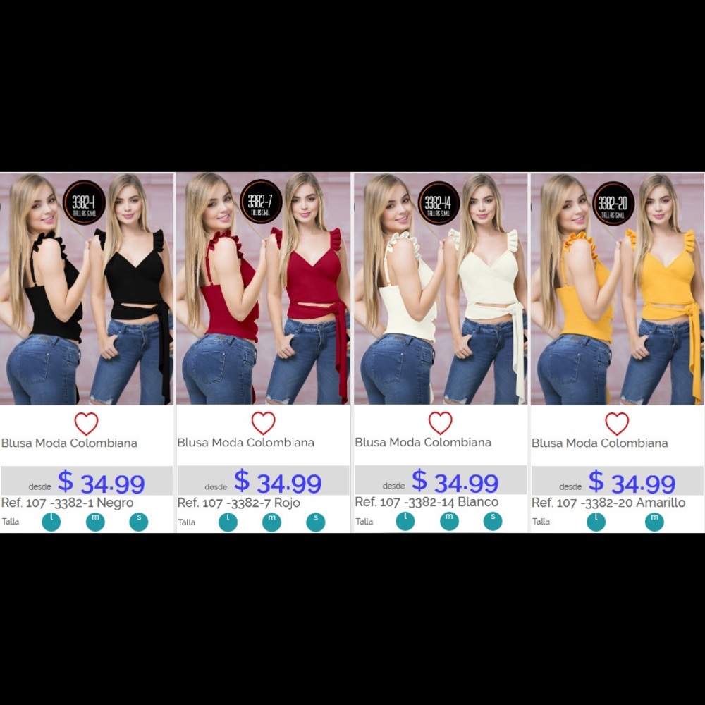 Blusas colombiana